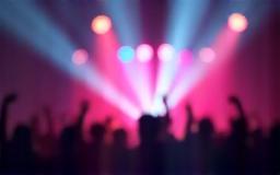 Image representing stage lights or a crowd.